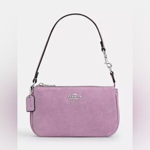 Coach Nolita 19 NWT suede Lilac With Sivler Tone Hardware
